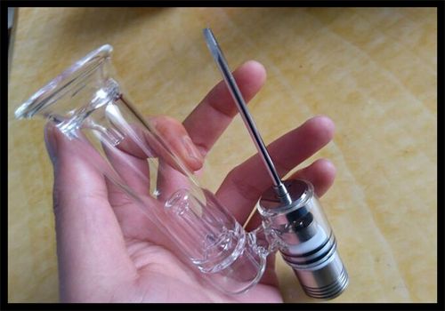 水過濾電子煙510nail電子煙鈦質60w大功率霧化器玻璃